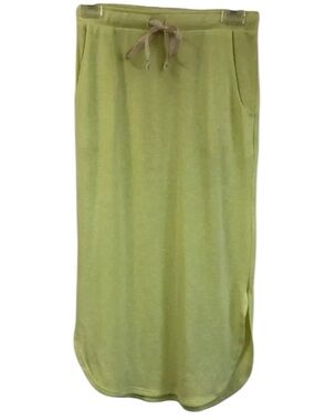 H.I.P Florescence Yellow  Skirt w/Drawstring Size Medium